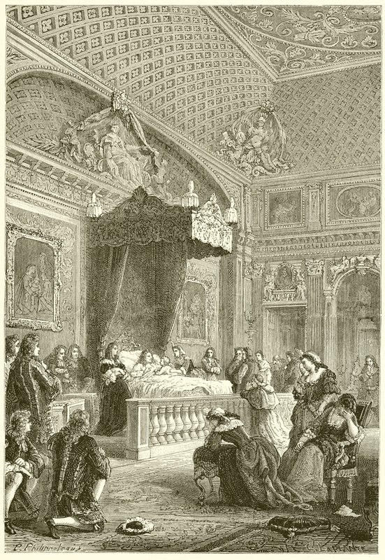 Lajos király utolsó pillanatai XIV alkotó: French School