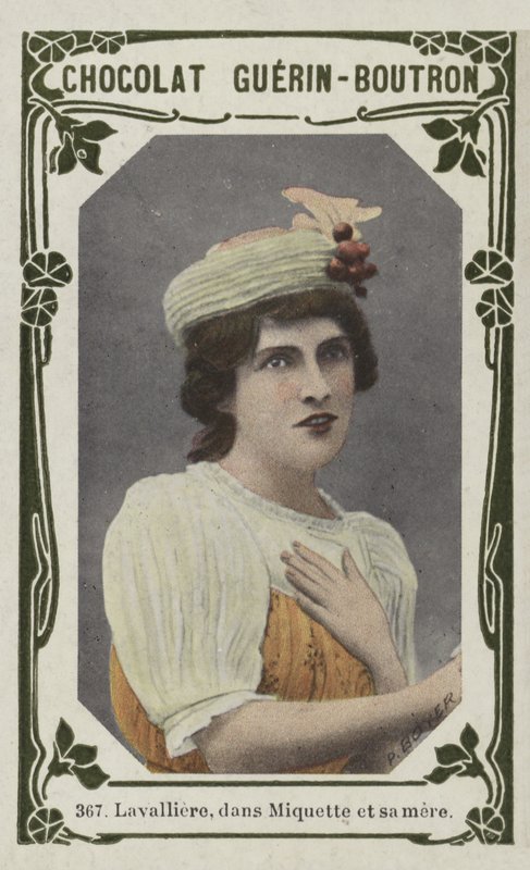 Lavalliere, Miquette és anyja (színes fotó) alkotó: French School