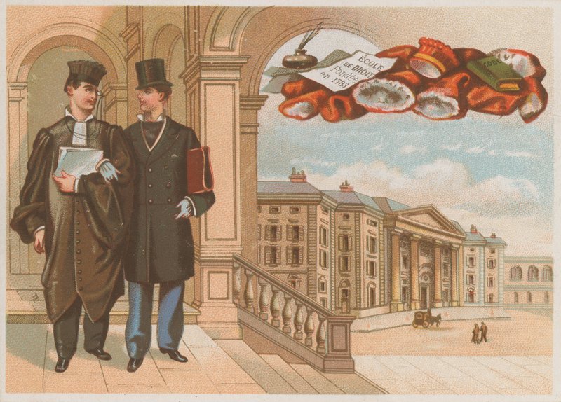 1783-ban alapított jogi kar alkotó: French School
