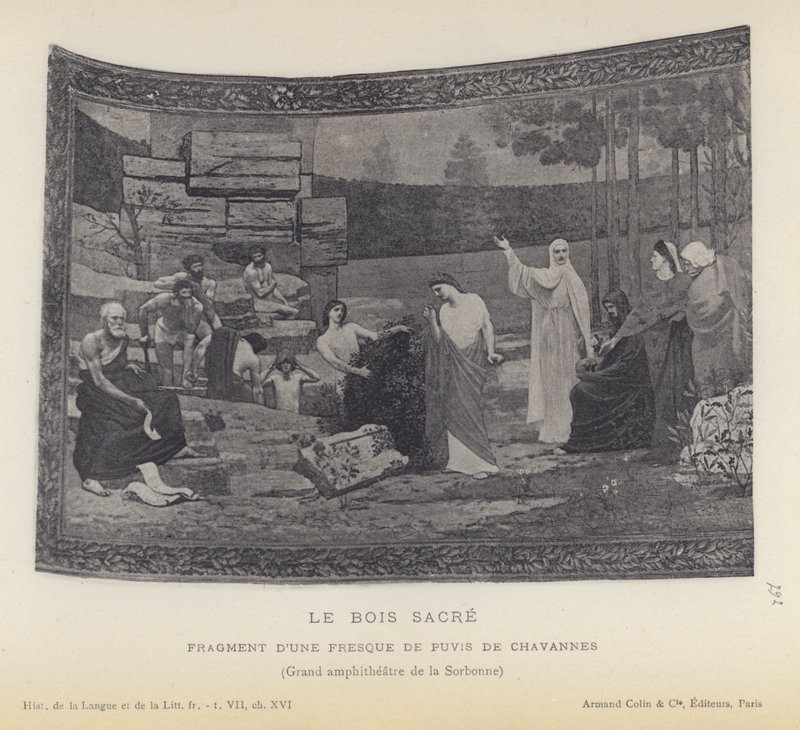 A szent fa (litho) alkotó: French School