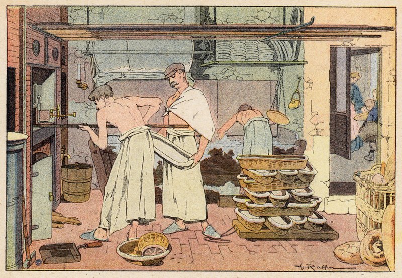Le Boulanger, A pék (színes litó) alkotó: French School