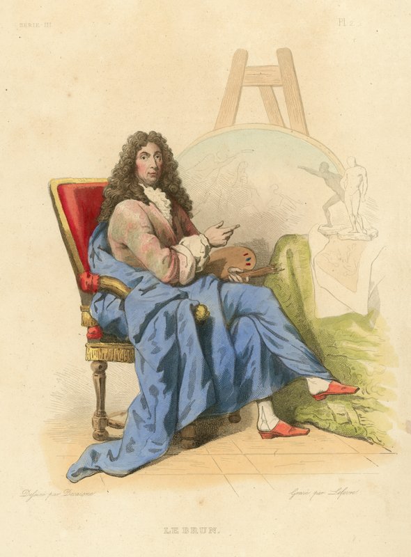 Le Brun (színes metszet) alkotó: French School