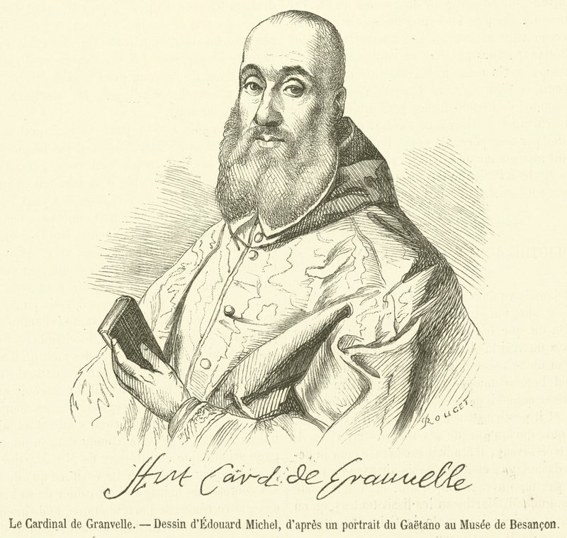 de Granvelle bíboros (metszet) alkotó: French School