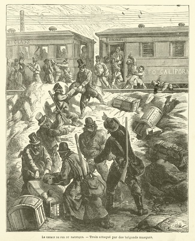 The Pacific Railroad (metszet) alkotó: French School