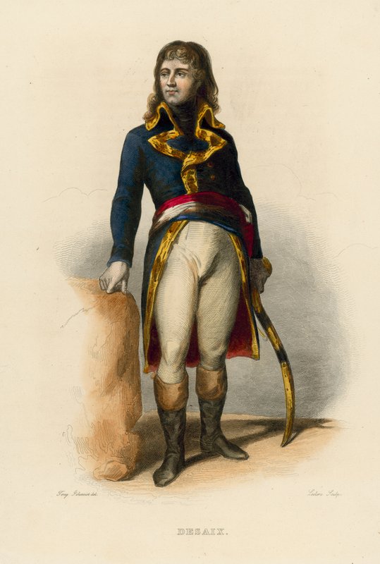 Le General Desaix (színes metszet) alkotó: French School