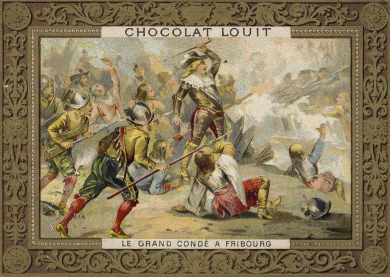 Le Grand Conde a freiburgi csatában, 1644 alkotó: French School