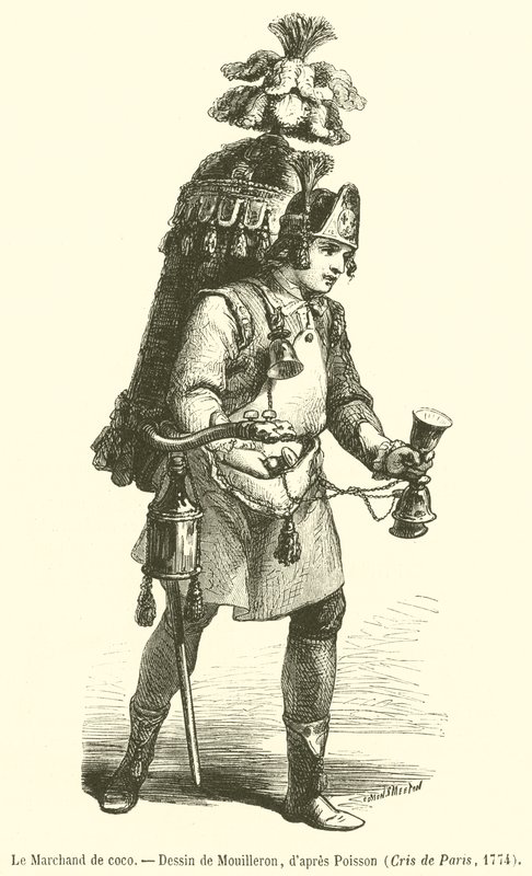 A kókuszkereskedő (metszet) alkotó: French School