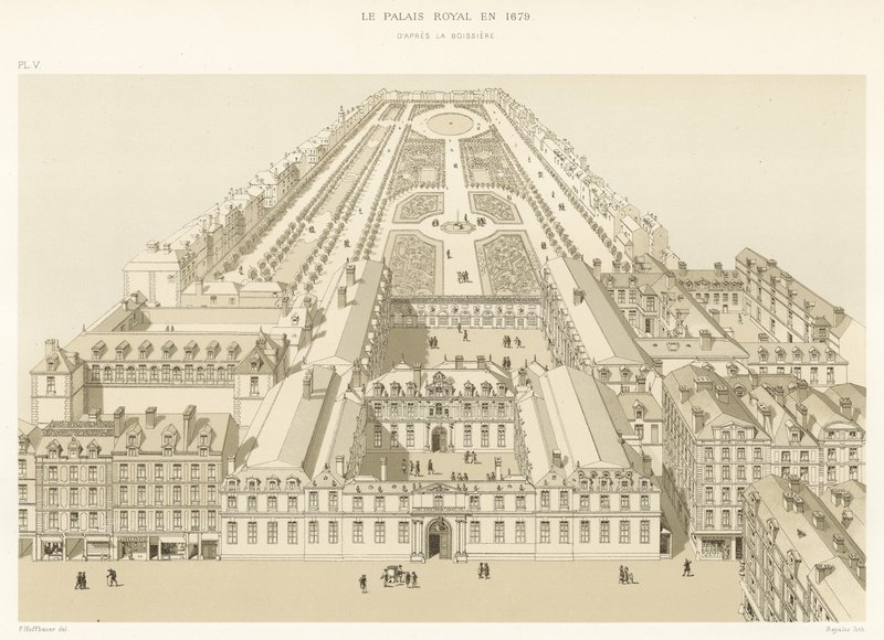 A királyi palota 1679-ben, La Boissiere szerint alkotó: French School