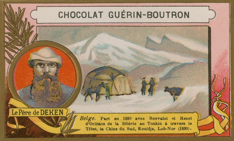 Le Pere Deken, a 19. századi belga felfedező alkotó: French School