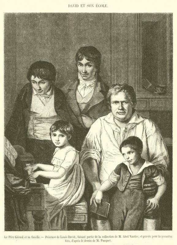 Gerard atya és családja (metszet) alkotó: French School