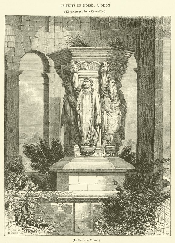 Le Puits de Moise (metszet) alkotó: French School
