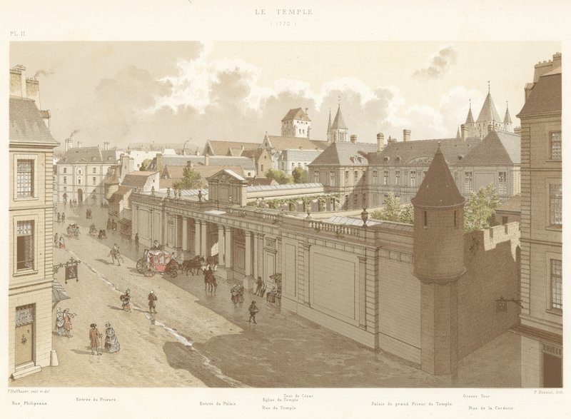 A templom, 1770 alkotó: French School