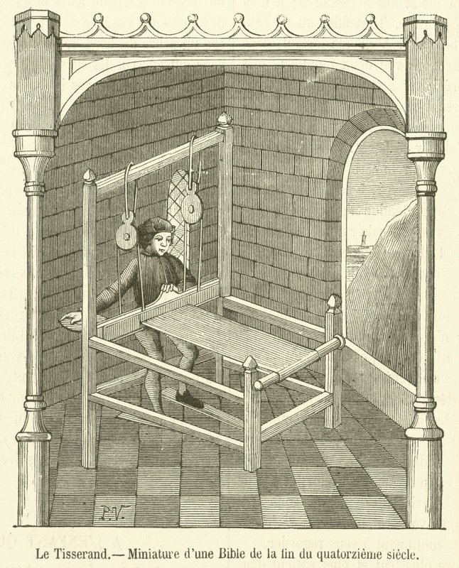 A Takács, Miniatűr a tizennegyedik század végi Bibliából (metszet) alkotó: French School