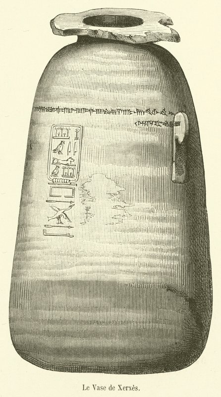 Le Vase de Xerxes (metszet) alkotó: French School