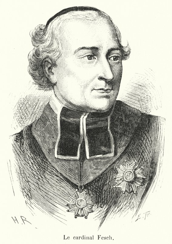 Le Cardinal Fesch (metszet) alkotó: French School