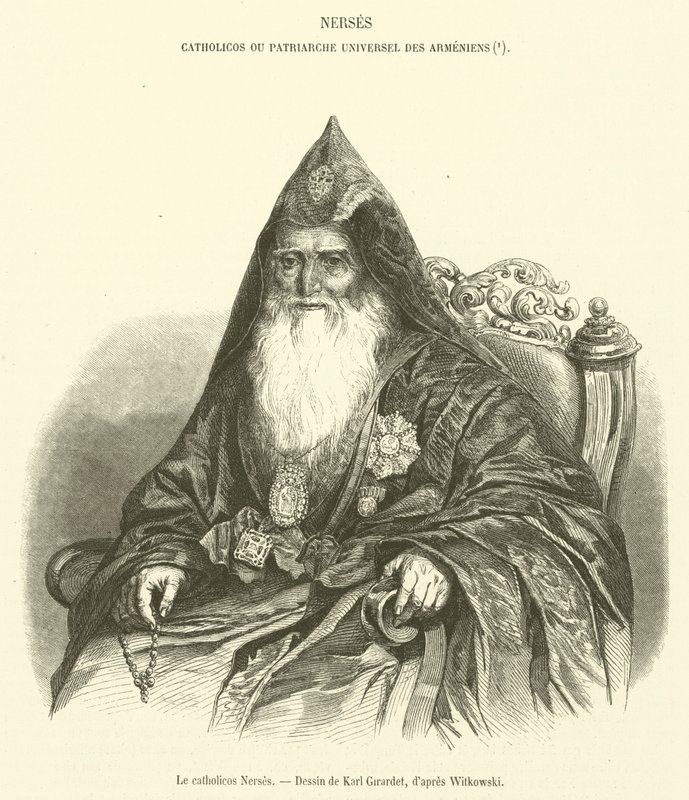 Le catholicos Nerses (metszet) alkotó: French School