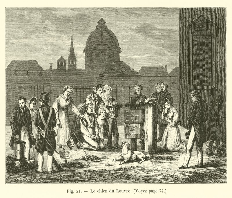 A Louvre kutyája alkotó: French School