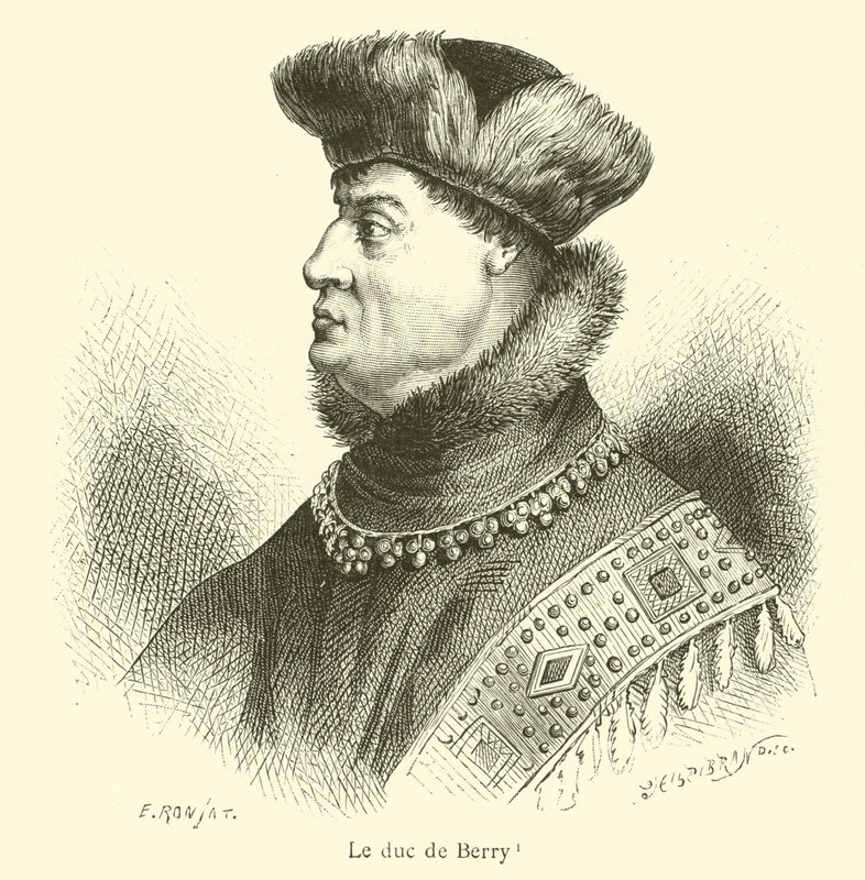 The Duke of Berry (metszet) alkotó: French School
