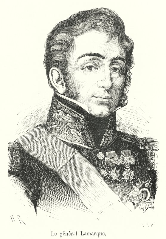 Lamarque tábornok (metszet) alkotó: French School