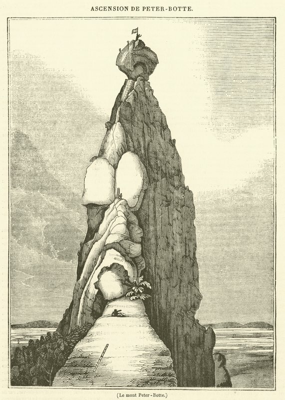 Peter-Botte-hegy (metszet) alkotó: French School