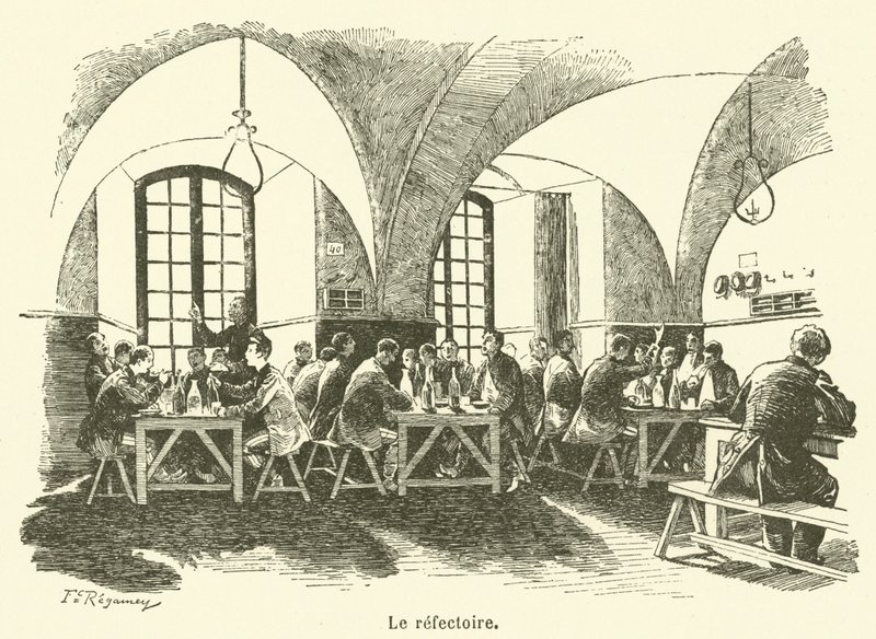 A refektórium (metszet) alkotó: French School