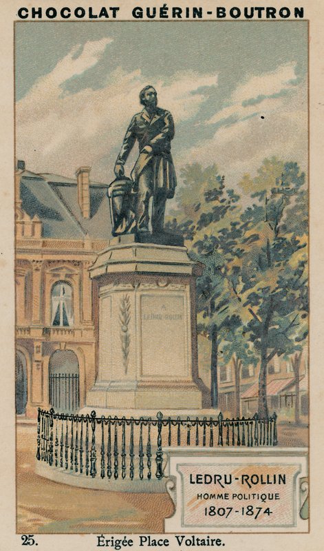 Ledru-Rollin, politikus, 1807-1874, Voltaire tér alkotó: French School