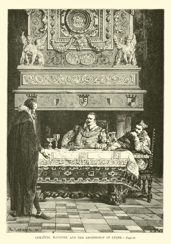 Lemaitre, Mayenne és a lyoni érsek alkotó: French School