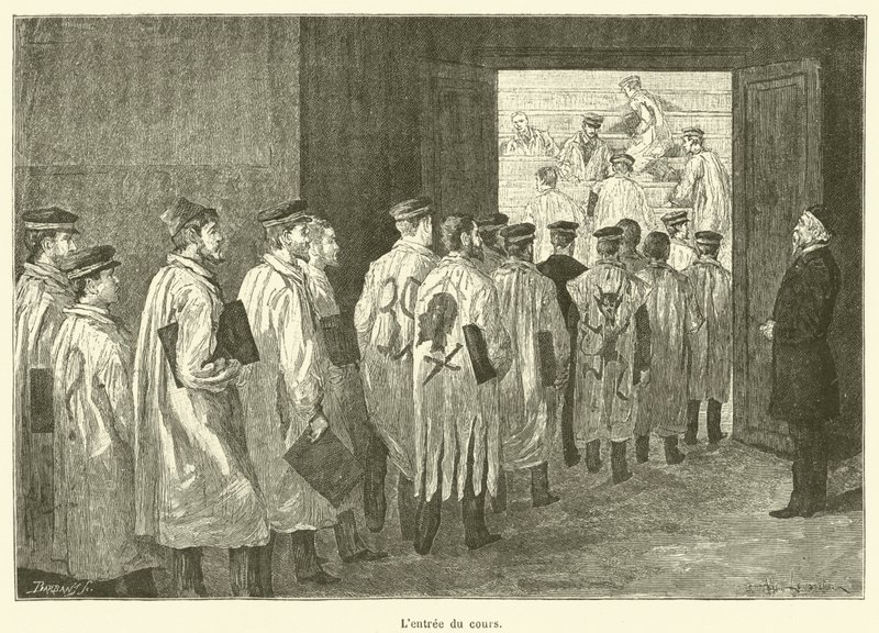A pálya gravírozása alkotó: French School