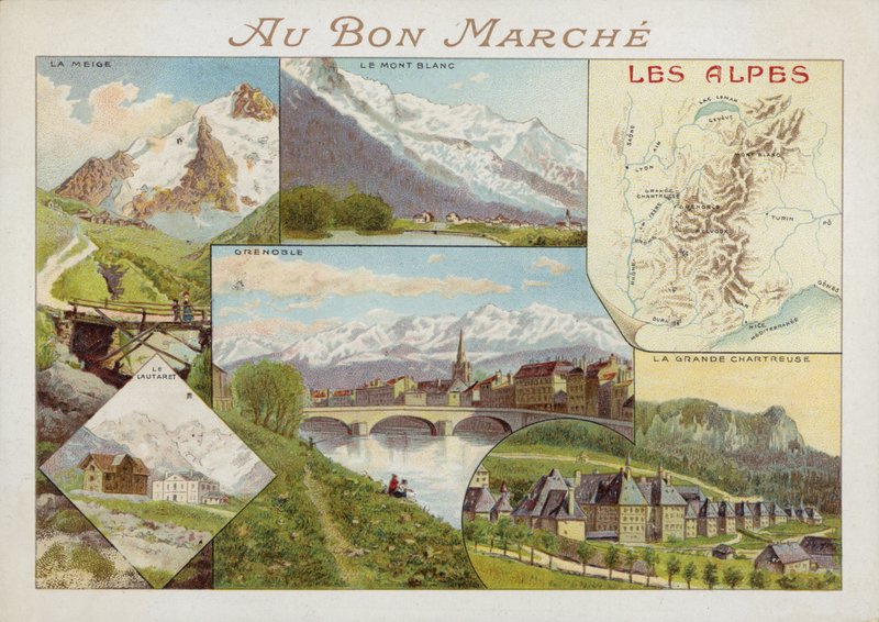 Les Alpes, kártya alkotó: French School