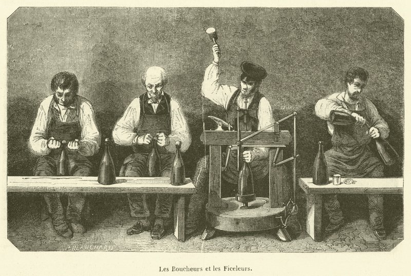 The Butchers and the Stringers (metszet) alkotó: French School