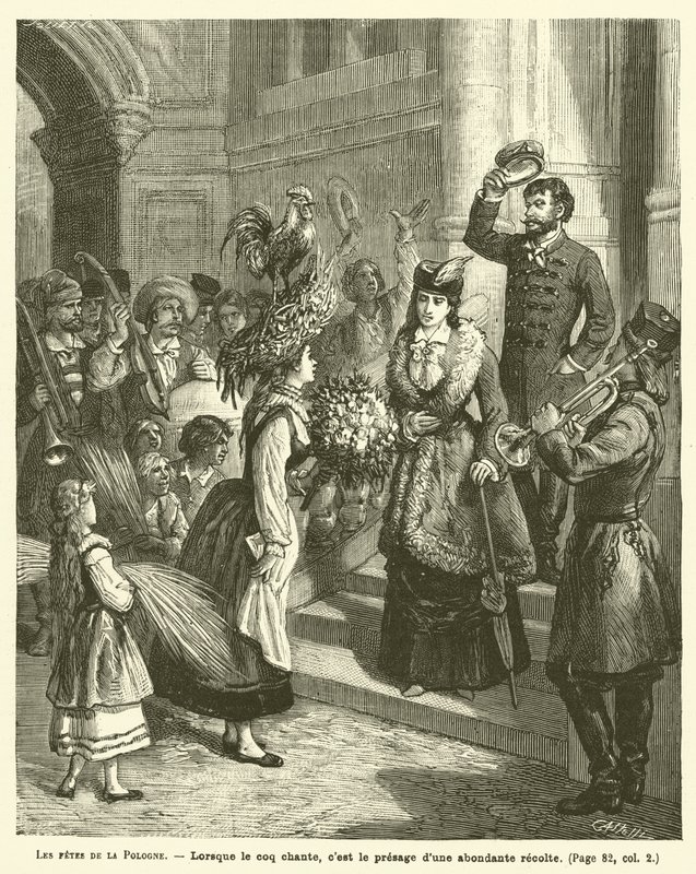 Lengyelország ünnepei (metszet) alkotó: French School