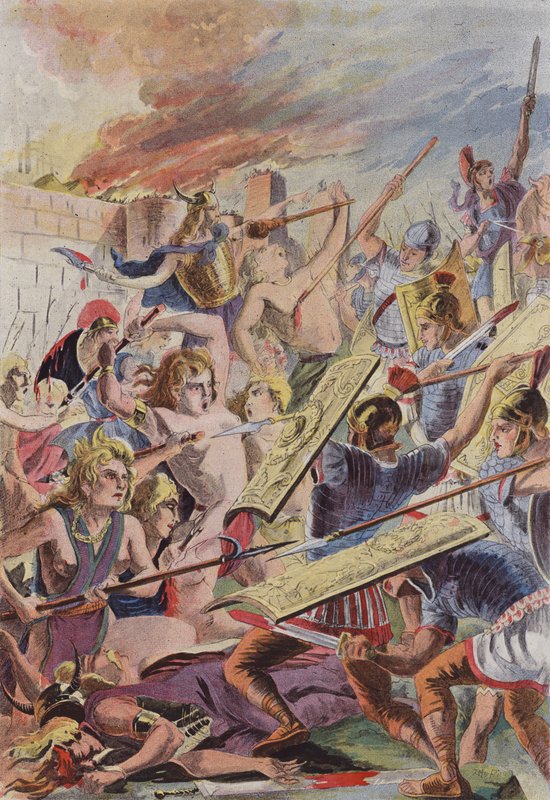 Vercingetorix Gauloise-jai alkotó: French School