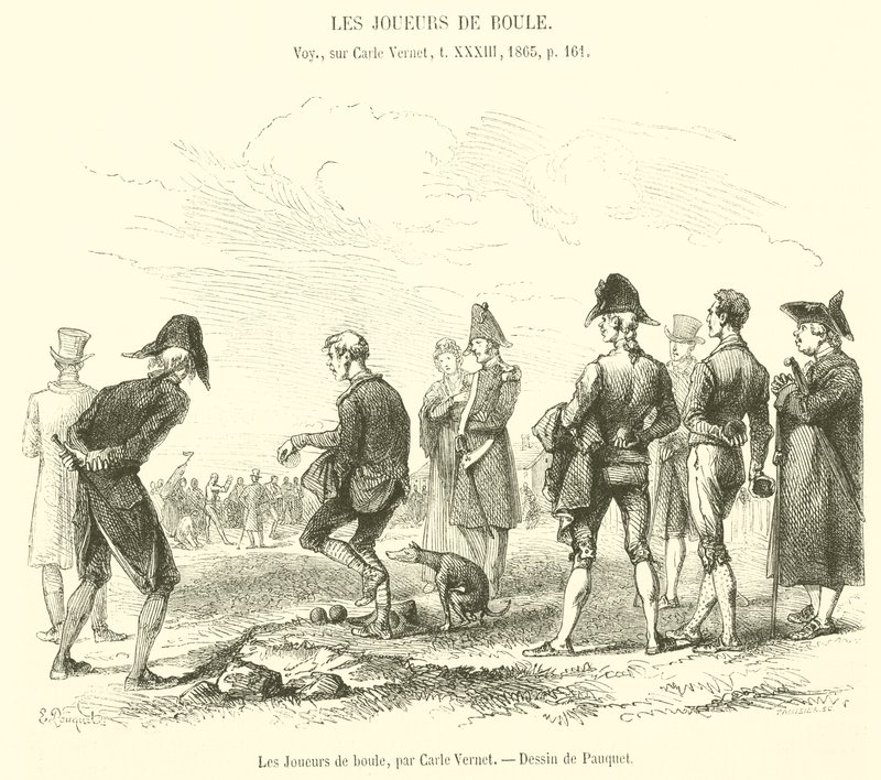 The Ball Players (metszet) alkotó: French School