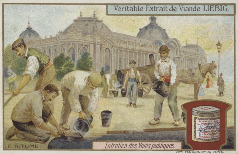 Liebig kártya útkarbantartással alkotó: French School
