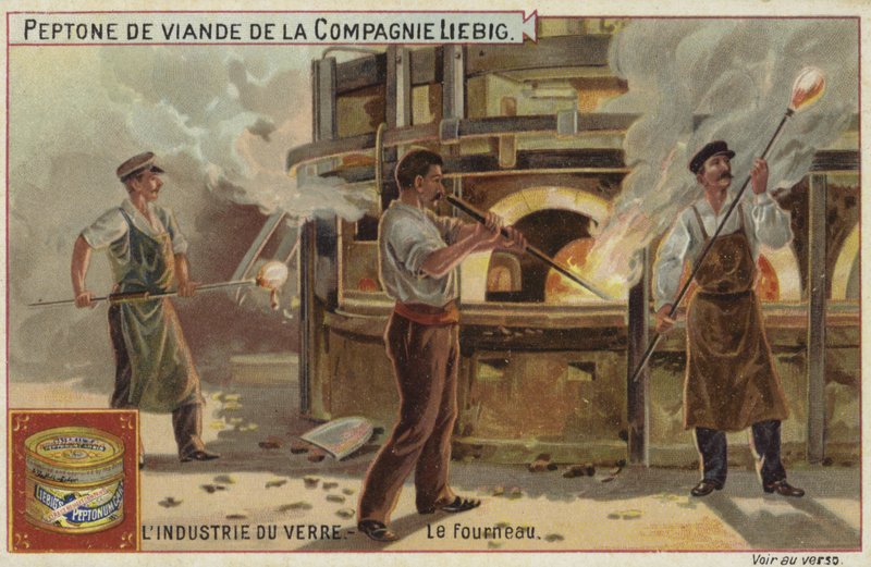 Liebig kártya az üvegiparral alkotó: French School