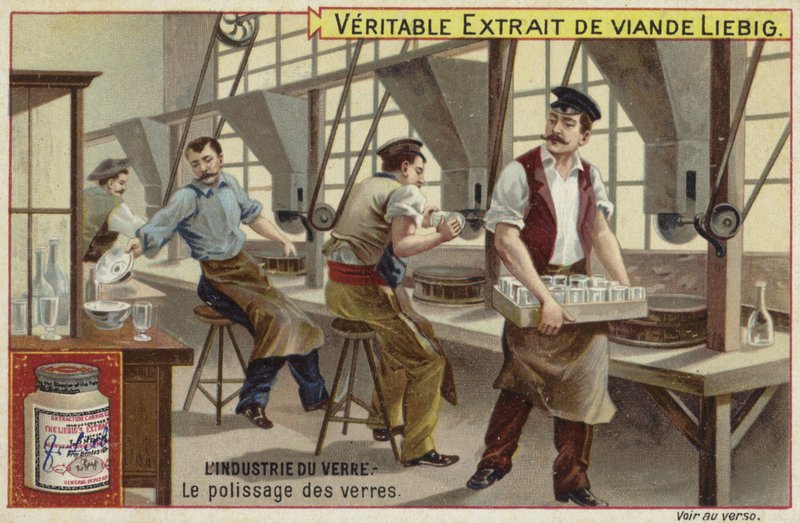 Liebig kártya az üvegiparral alkotó: French School