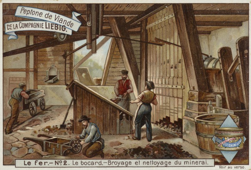 Liebig kártya a vasiparral alkotó: French School