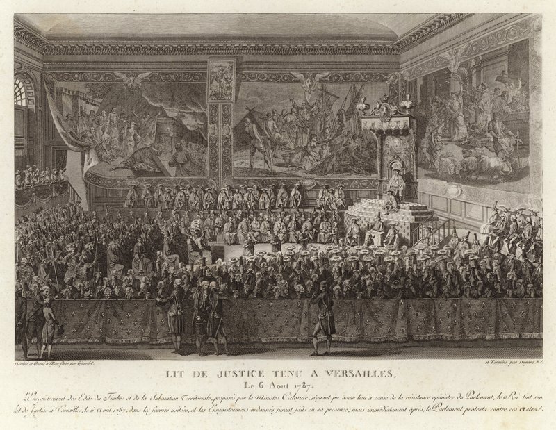Lit de Justice Versailles-ban alkotó: French School