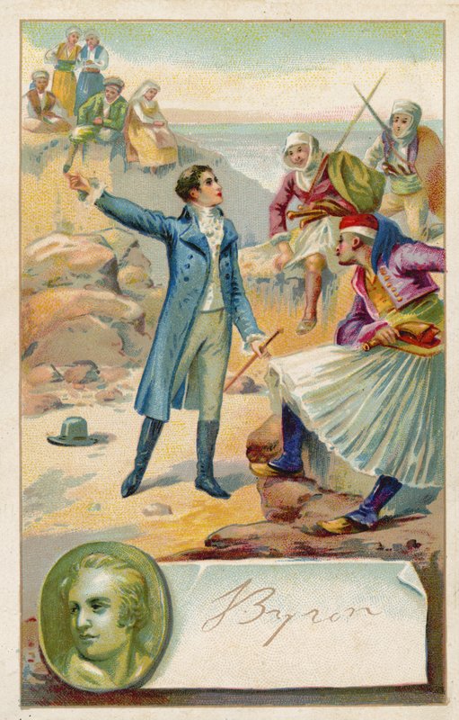 Lord Byron angol költő alkotó: French School