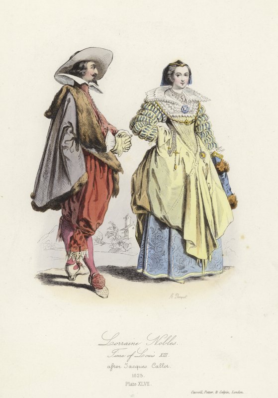 Lotharingiai nemesek Franciaország XIII. Lajos idejében alkotó: French School