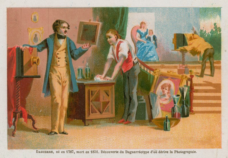 Louis Daguerre, a fényképezés 19. századi francia úttörője alkotó: French School