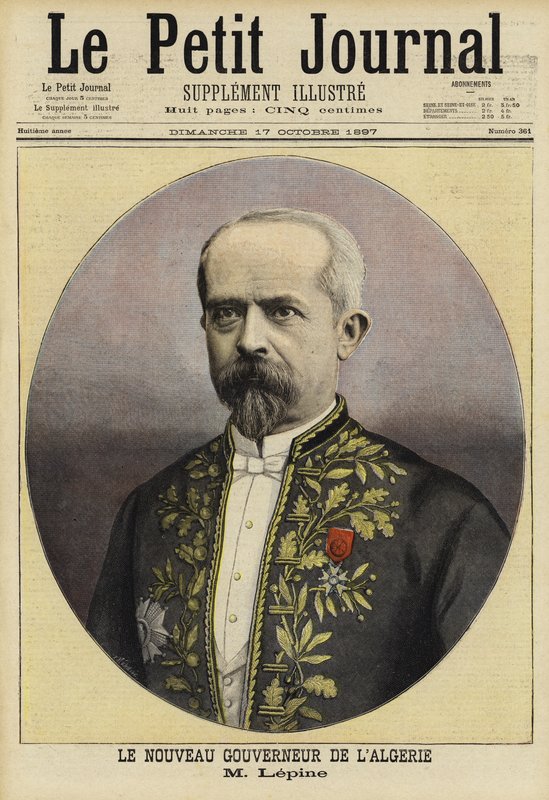 Louis Lepine, Algéria új francia kormányzója, 1897 alkotó: French School