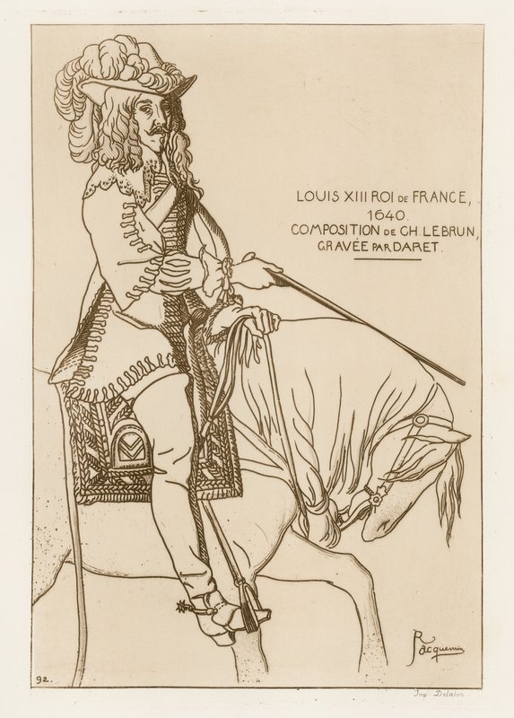 XIII. Lajos francia király, 1640 alkotó: French School