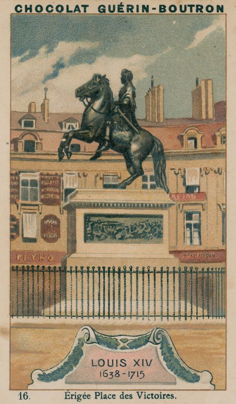 XIV. Lajos, 1638-1715, a Place des Victoires felállítása alkotó: French School