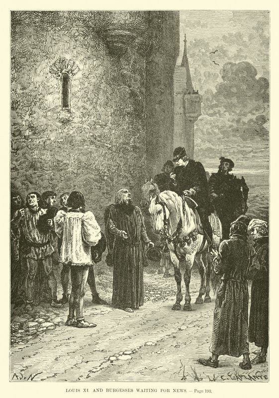 XI. Lajos és Burgess várják a híreket alkotó: French School