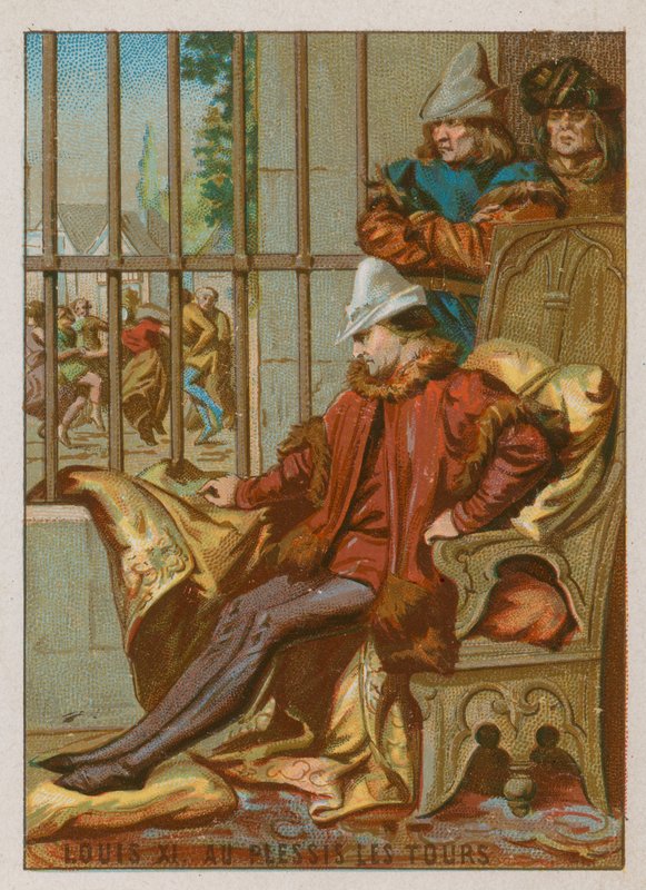 XI. Lajos a Plessis Les Tours-ban alkotó: French School