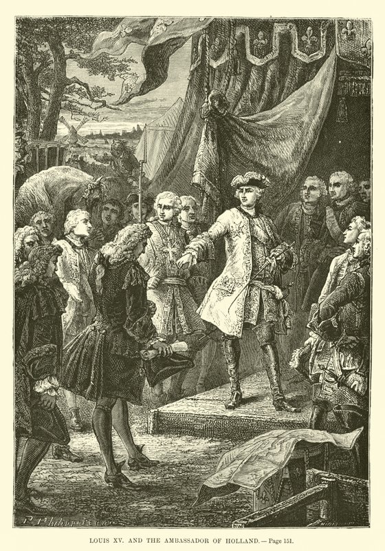 XV. Lajos és Hollandia nagykövete alkotó: French School