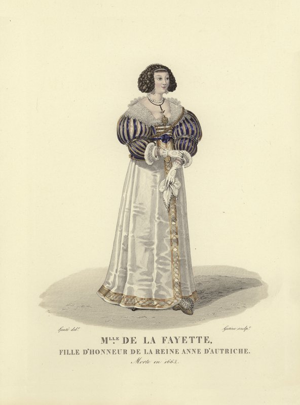 Louise de la Fayette, Osztrák Anna díszleánya, XIII. Lajos francia király hitvese alkotó: French School