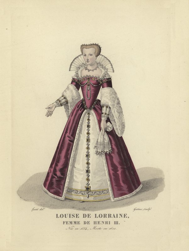 Lotharingiai Louise, III. Henrik francia király felesége alkotó: French School