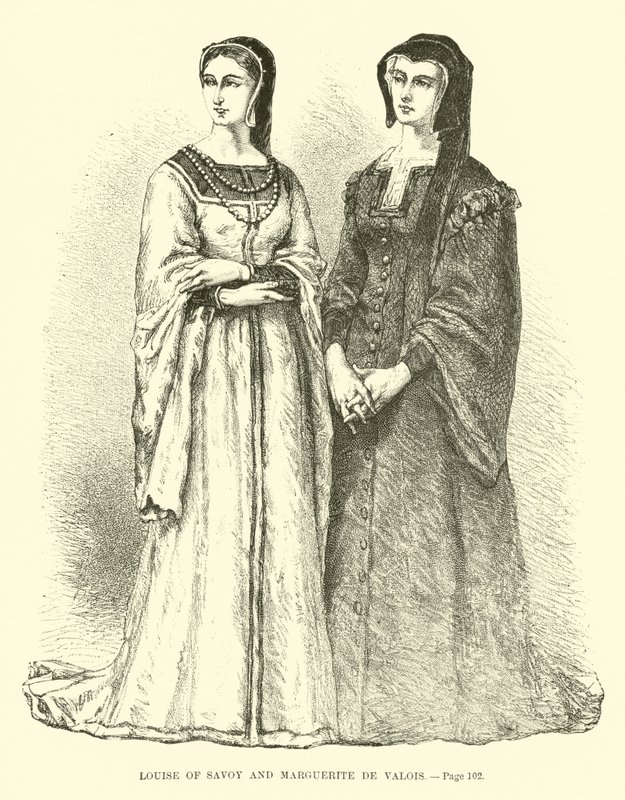 Savoyai Louise és Marguerite de Valois alkotó: French School